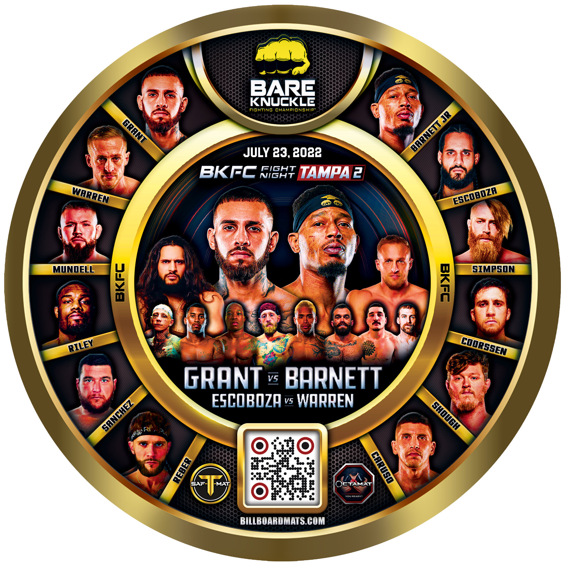 BKFC FIGHT NIGHT TAMPA 2 - July 23, 2022  - Tampa, FL